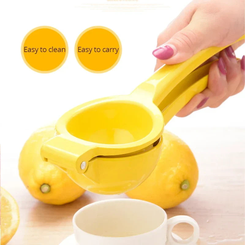 Aluminum Alloy Manual Lemon and Orange Juicer – Portable Hand-Press Squeezer for Fresh Juice, Eco-Friendly Kitchen Tool