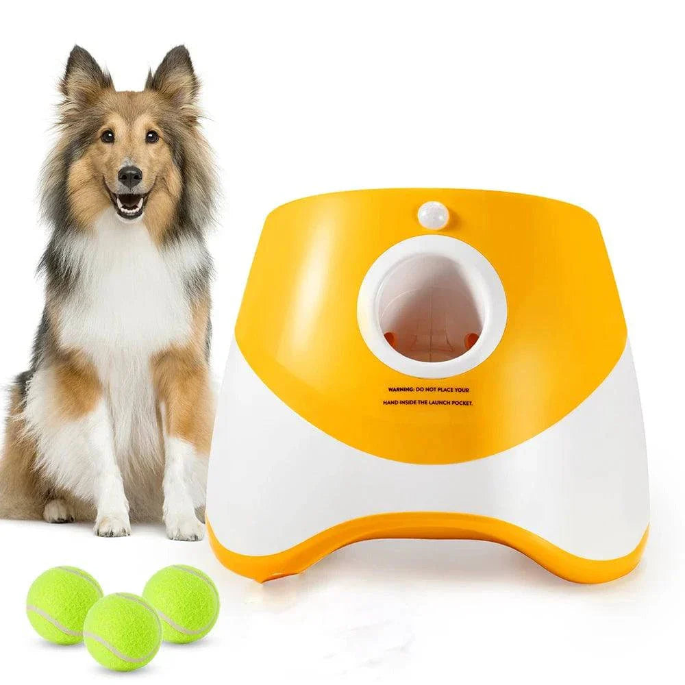 Automatic Tennis Ball Launcher: Interactive Dog Training Toy