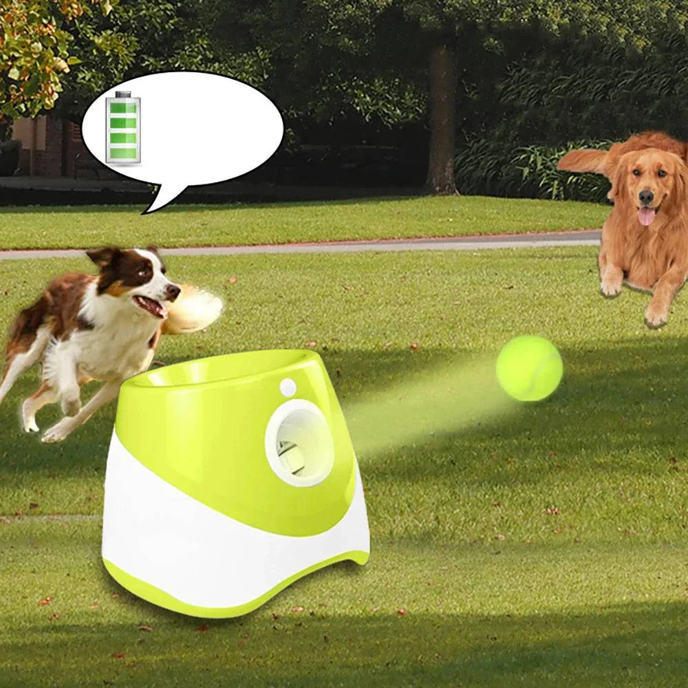 Automatic Tennis Ball Launcher: Interactive Dog Training Toy