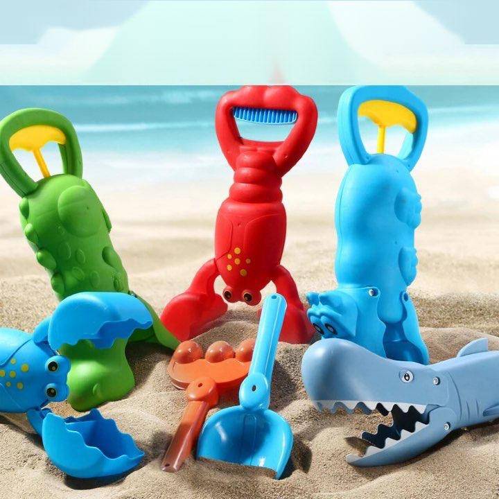 Baby Bath and Beach Toys - Colorful Claw Catchers for Sand Play, Swimming Pools, and Outdoor Games